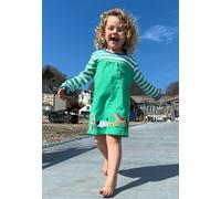 Toby Tiger Kids 95% Cotton Hillside Applique T-shirt Dress - - Size: 6-12m