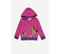 Toby Tiger Organic Hillside Pony Applique Hoodie - 7-8y / 128cm