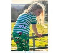 Toby Tiger Organic Hillside Print Leggings - 7-8y / 128cm