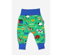 Toby Tiger Organic Hillside Print Yoga Pants - 6-12m / 80cm