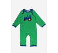 Toby Tiger Organic Hillside Tractor Applique Sleepsuit - 6-12m / 80cm
