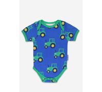 Toby Tiger Organic Hillside Tractor Print Baby Body - 0-3m / 56cm