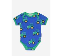 Toby Tiger Organic Hillside Tractor Print Baby Body - 6-12m / 80cm