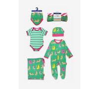 Toby Tiger Organic Kitten Print Baby Bundle - 0-3m / 56cm