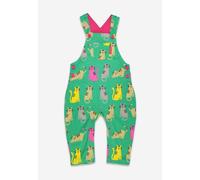 Toby Tiger Organic Kitten Print Dungarees - 12-18m / 86cm