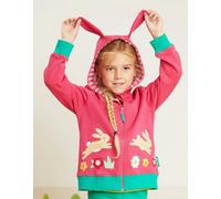 Toby Tiger Organic Leaping Bunny Applique Hoodie - 18-24m 92cm