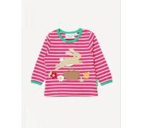 Toby Tiger Organic Leaping Bunny Applique Long-Sleeved T-Shirt - 4-5y / 110cm