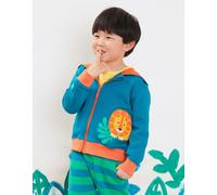 Toby Tiger Organic Lion Applique Hoodie - 5-6y 116cm