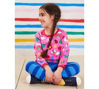 Toby Tiger Organic Magical Mix-Up Print Long-Sleeved T-Shirt - 4-5y 110cm
