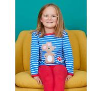 Toby Tiger Organic Mouse and Mushroom Applique Long-Sleeved T-Shirt - 3-6m / 68cm