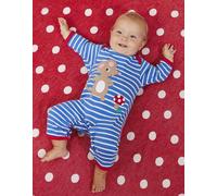 Toby Tiger Organic Mouse and Mushroom Applique Sleepsuit - 6-12m / 80cm
