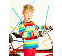 Toby Tiger Multi Stripe Long-Sleeved T-Shirt | Size: 6-12 m Toby Tiger Multicolor 6-12 m