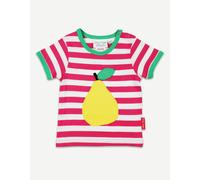 Toby Tiger Organic Pear Applique Short-Sleeved T-Shirt - 4-5y / 110cm