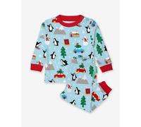 Toby Tiger Organic Penguin's Christmas Print Adult Pyjamas - Small (8-10 UK / 36-38 EUR)