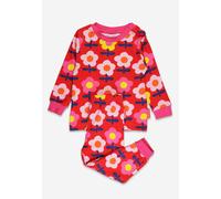 Toby Tiger Organic Pink Flower Print Pyjamas - 3-4y / 104cm