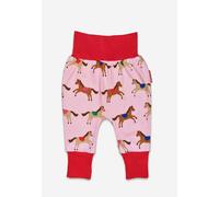Toby Tiger Organic Pink Horse and Pony Print Yoga Pants - 2-3y / 98cm