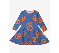 Toby Tiger Organic Pretzel Print Skater Dress - 5-6y / 116cm