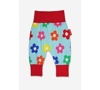 Toby Tiger Organic Rainbow Bloom Print Yoga Pants - 0-3m / 56cm