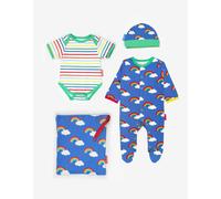 Toby Tiger Organic Rainbow Print Baby Gift Set - Newborn / 50cm