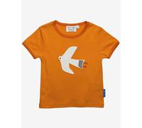 Toby Tiger Organic Seagull Applique Short-Sleeved T-Shirt - 7-8y / 128