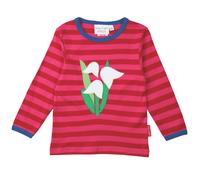 Toby Tiger Organic Snowdrop Applique Long-Sleeved T-Shirt