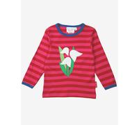 Toby Tiger Organic Snowdrop Applique Long-Sleeved T-Shirt - 3-6m / 68cm