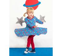 Toby Tiger Organic Space Print Skater Dress - 1-2y / 92cm