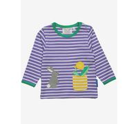 Toby Tiger Organic Spring Applique Short-Sleeved T-Shirt - 6-7y / 122cm
