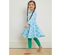 Toby Tiger Organic Spring Print Skater Dress - 6-7y / 122cm