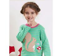 Toby Tiger Organic Squirrel Applique Long-Sleeved T-Shirt - 6-12m 80cm