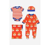 Toby Tiger Organic Squirrel Print Baby Gift Set - 3-6m / 68cm
