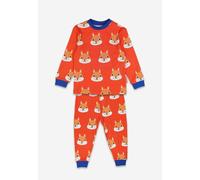 Toby Tiger Squirrel Print Pyjamas in Orange | Size: 12-18 m Toby Tiger Orange 12-18 m