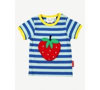 Toby Tiger Organic Strawberry Applique Short-Sleeved T-Shirt - 18-24m / 92cm