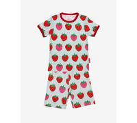 Toby Tiger Organic Strawberry Print Short Pyjamas - 2-3y / 98cm