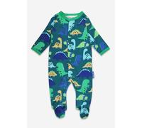 Toby Tiger Organic Tonal Dinosaur Print Sleepsuit - 6-12m / 80cm