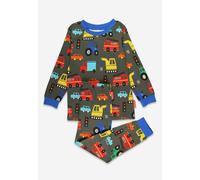 Toby Tiger Organic Transport Print Pyjamas - 5-6y / 116cm
