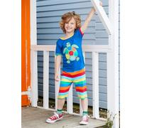 Toby Tiger Organic Turtle Applique Short-Sleeved T-Shirt - 6-12m / 80cm