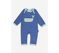 Toby Tiger Organic Whale Waves Applique Sleepsuit - 6-12m / 80cm