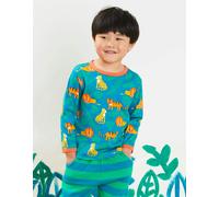 Toby Tiger Organic Wild Cats Print Long-Sleeved T-Shirt - 3-4y 104cm