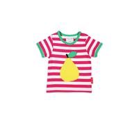 Toby Tiger Pear Applique Short-Sleeved T-Shirt | Size: 4-5 Years Toby Tiger Multicolor 4-5 Years