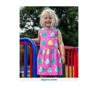 Toby Tiger Pear Print Summer Dress | Size: 5-6 Years Toby Tiger Multicolor 5-6 Years