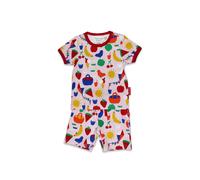 Toby Tiger Picnic Print Short Pyjamas | Size: 4-5 Years Toby Tiger Multicolor 4-5 Years