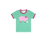 Toby Tiger Pig Applique Short-Sleeved T-Shirt | Size: 3-6 m Toby Tiger Multicolor 3-6 m
