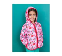 Toby Tiger Robin Print Fleece Hoodie in Pink | Size: 6-12 m Toby Tiger Pink 6-12 m