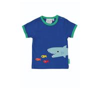 Toby Tiger Shark Applique Short-Sleeved T-Shirt | Size: 3-6 m Toby Tiger Multicolor 3-6 m