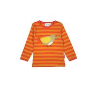 Toby Tiger Sparrow Applique Long-Sleeved T-Shirt in Orange | Size: 6-7 Years Toby Tiger Orange 6-7 Years