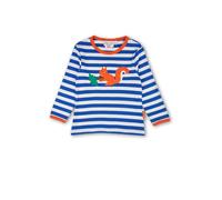 Toby Tiger Squirrel Applique Long-Sleeved T-Shirt in Blue | Size: 7-8 Years Toby Tiger Blue 7-8 Years