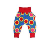 Toby Tiger Sunflower Bee Print Yoga Pants in Blue | Size: 6-12 m Toby Tiger Blue 6-12 m