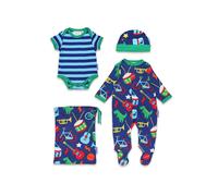 Toby Tiger Organic Toys Print Baby Gift Set - 3-6m / 68cm