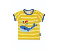 Toby Tiger Whale Applique Short-Sleeved T-Shirt | Size: 3-4 Years Toby Tiger Multicolor 3-4 Years